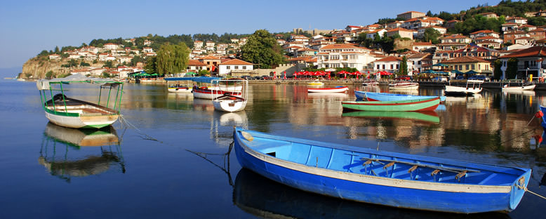 Göl ve Şehir Manzarsı - Ohrid