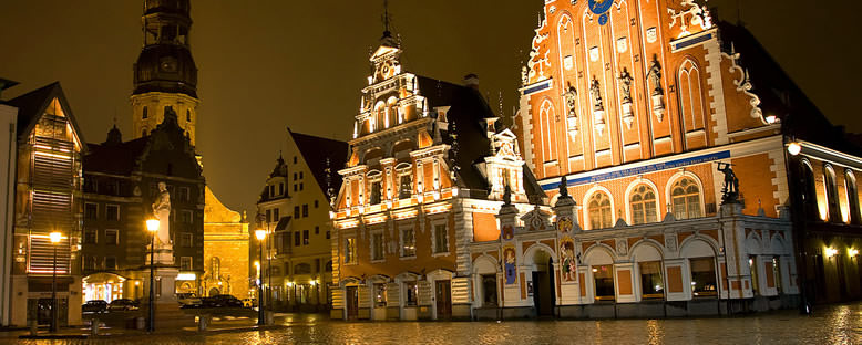 Gece Manzarası - Riga