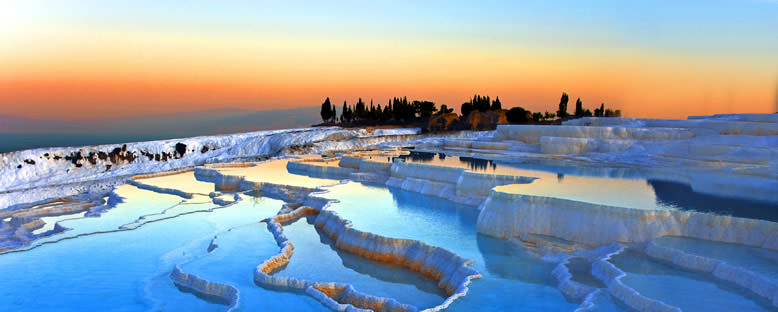 Gün Batımı - Pamukkale