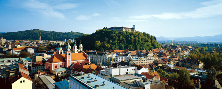 Ljubljana Kalesi ve Şehir Manzarası - Ljubljana