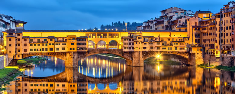 Ponte Vecchio Gece Manzarası - Floransa