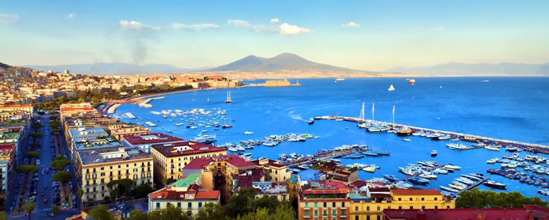 Liman ve Vezüv Yanardağı - Napoli