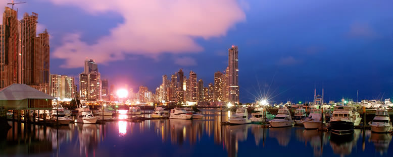 Gün Batımında Yeni Şehir - Panama