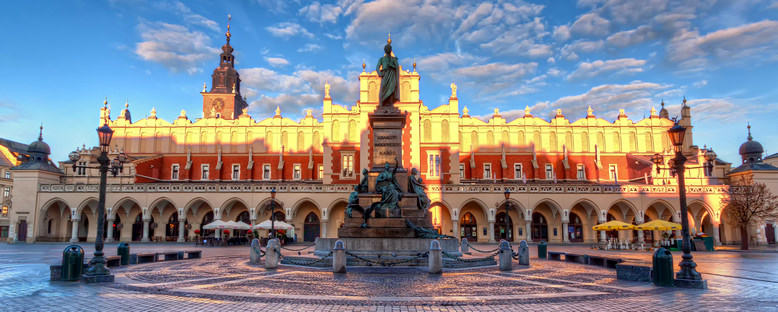 Gün Doğumunda Kent Merkezi - Krakow