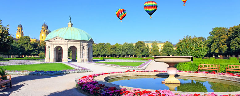 Residenz ve Odeonsplatz - Münih