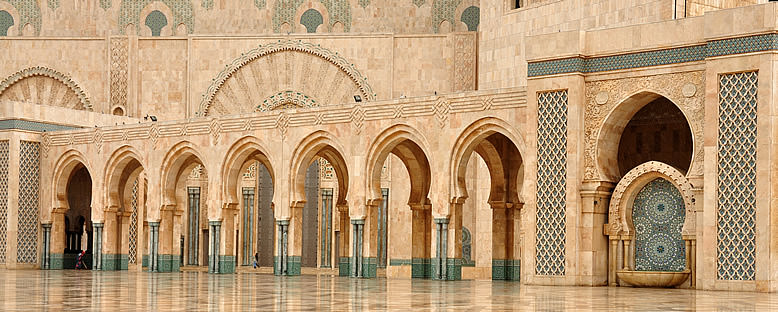 Kral Hassan II Camii'nin İçi - Casablanca