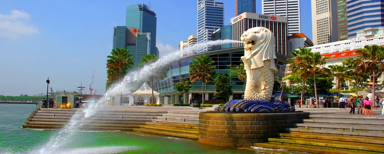 Merlion Anıtı - Singapur