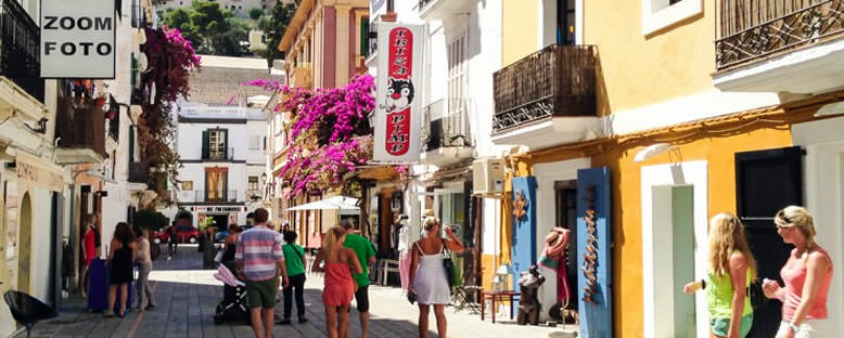 Ibiza Town Sokakları - İbiza
