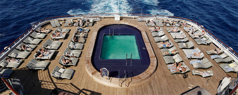 Ocean Bar & Pool - Celestyal Cruise