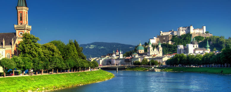 Salzach Nehri Kıyıları - Salzburg