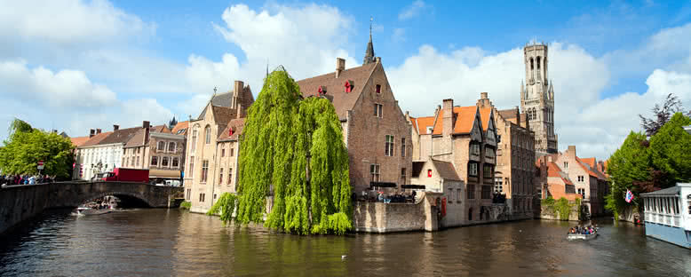 Kanal ve Belfry Kulesi - Brugge