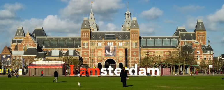 Rijksmuseum ve Amsterdam Logosu - Amsterdam
