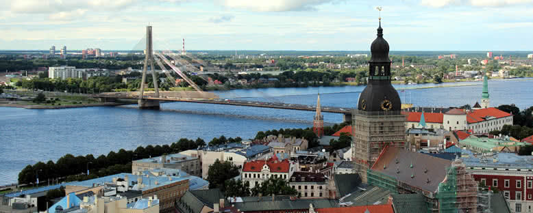 Şehir Panoraması - Riga
