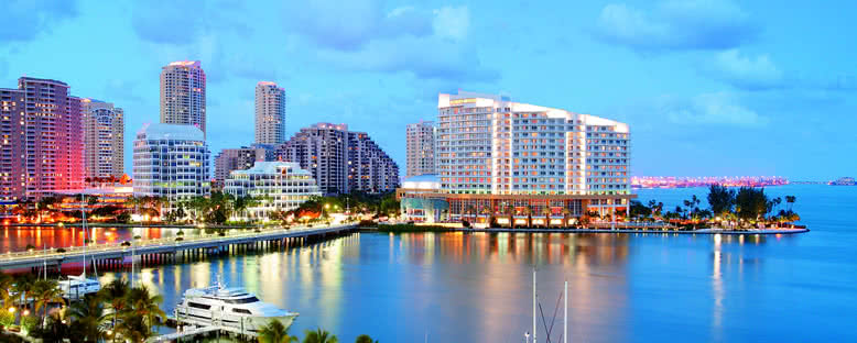 Şehir Merkezinde Akşam - Miami
