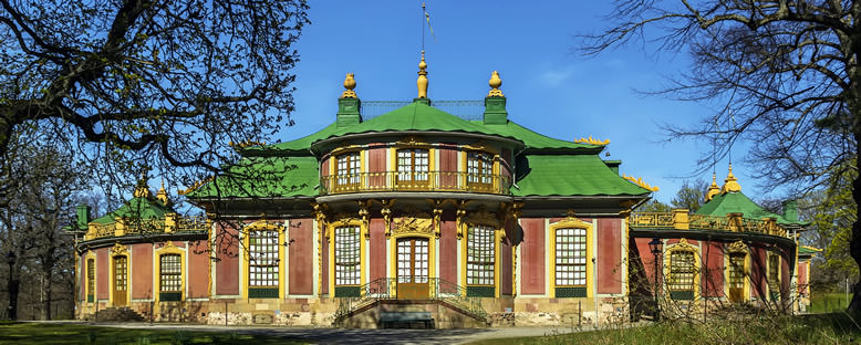 Drottningholm Sarayı'nda Çin Köşkü - Stockholm
