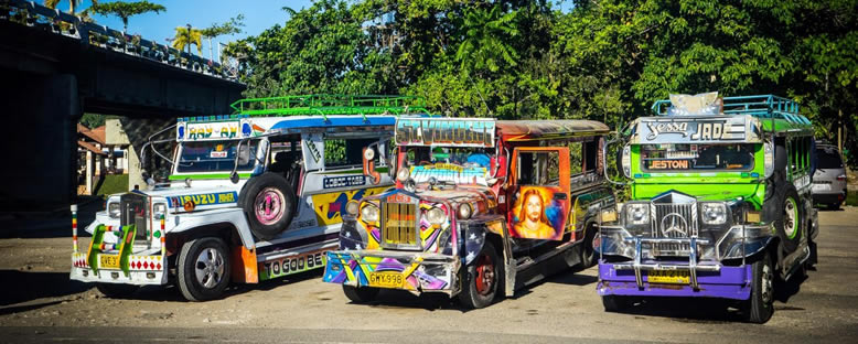 Geleneksel Jeepney Dolmuşlar - Manila