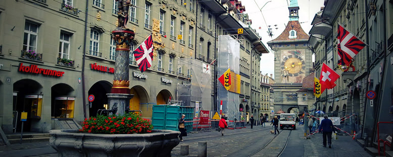 Saat Kulesi ve Caddeler - Bern