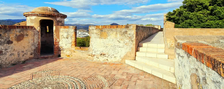 Gibralfaro Kalesi Avluları - Malaga