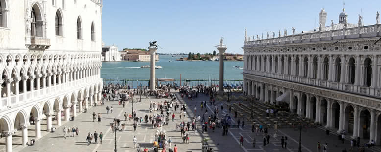 Kanal Tarafından San Marco Meydanı - Venedik