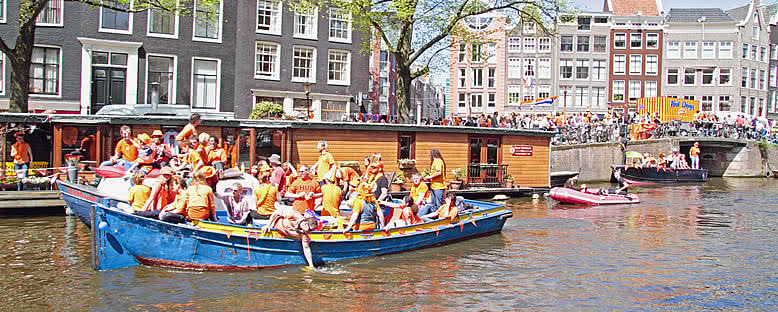 Kanalda Eğlence - Amsterdam