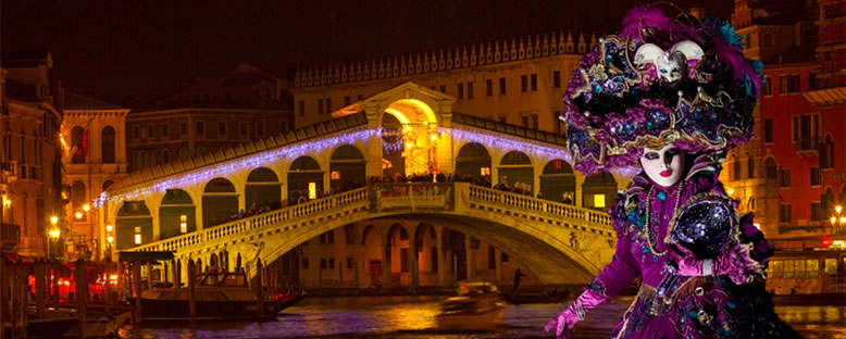 Karnaval Gecesi Manzarası - Venedik