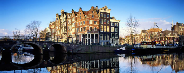 Köprü ve Evler - Amsterdam