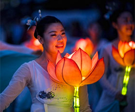 Güney Kore Lotus Feneri Festivali (Vizesiz)