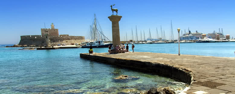 Mandraki Limanı ve Kale - Rodos
