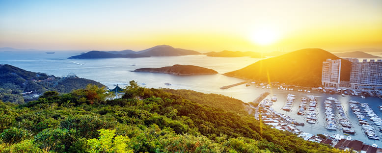 Limanda Gün Batımı - Hong Kong