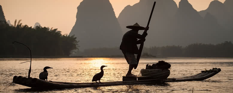 Mekong Nehri'nde Avlanan Yerliler