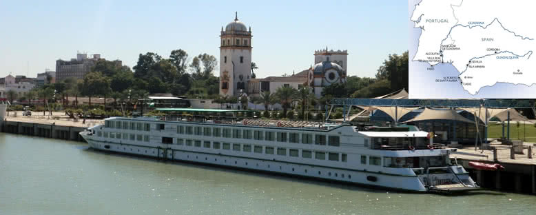 MS Belle de Cadix ile Guadalquivir & Guadiana Nehir Turu