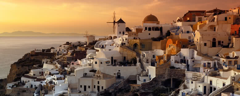 Oia'da Gün Batımı - Santorini