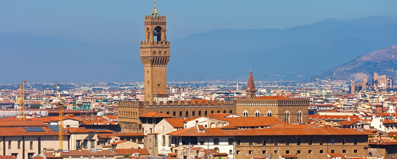 Palazzo Vecchio ve Çan Kulesi - Floransa