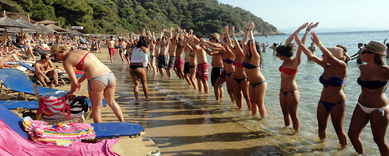 Plajda Eğlence - Skiathos