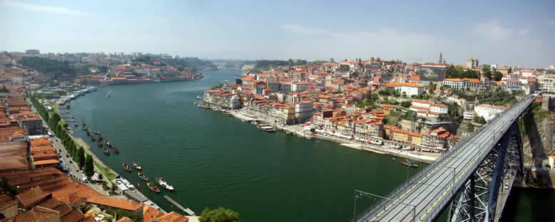 Douro Nehri ve Şehir - Porto