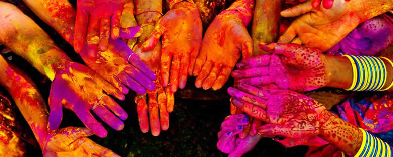 Renkler Festivali Holi - Hindistan