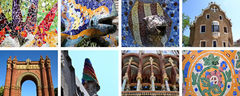 Renkli Yapılar - Barcelona