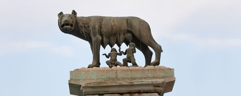 Romulus ve Remus'u Emziren Dişi Kurt - Roma
