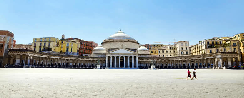 San Francesco di Paola Kilisesi ve Piazza del Plebiscito - Napoli