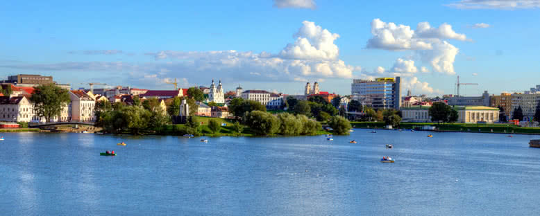 Svislach Nehri ve Şehir - Minsk