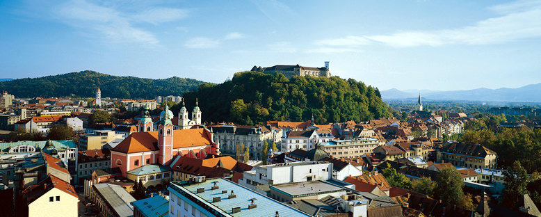 Ljubljana Kalesi ve Şehir Manzarası - Ljubljana