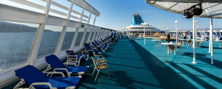 Sun Deck - Celestyal Cruise